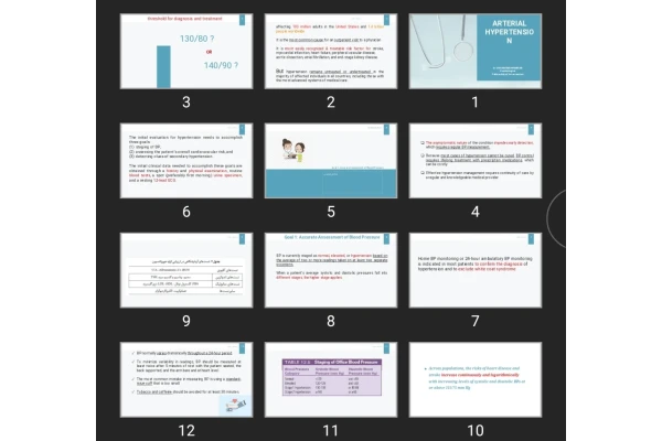 پاورپوینت ARTERIAL HYPERTENSION