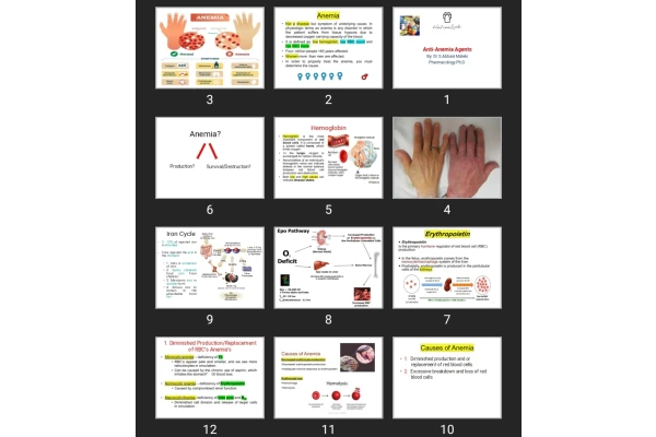پاورپوینت Anti-Anemia Agents