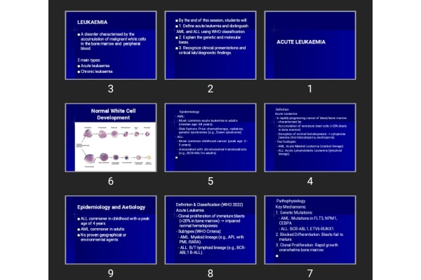 پاورپوینت ACUTE LEUKAEMIA