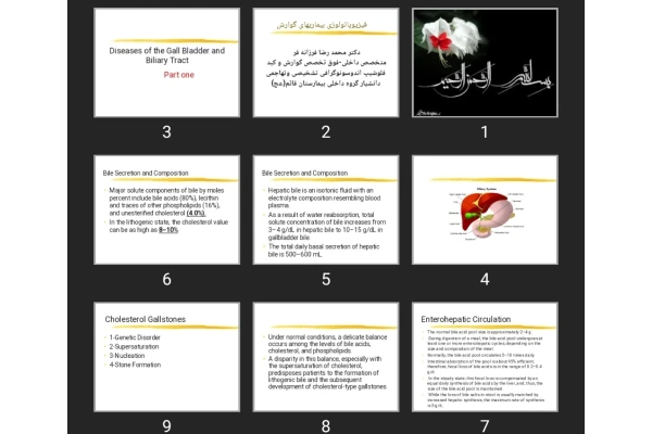 پاورپوینت فیزیوپاتولوژی بیماری های گوارش