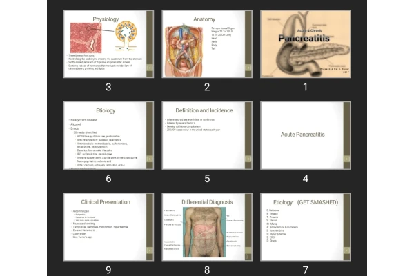 پاورپوینت Acute & Chronic Pancreatitis