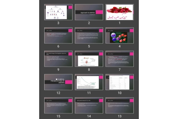 پاورپوینت Approach to anemia