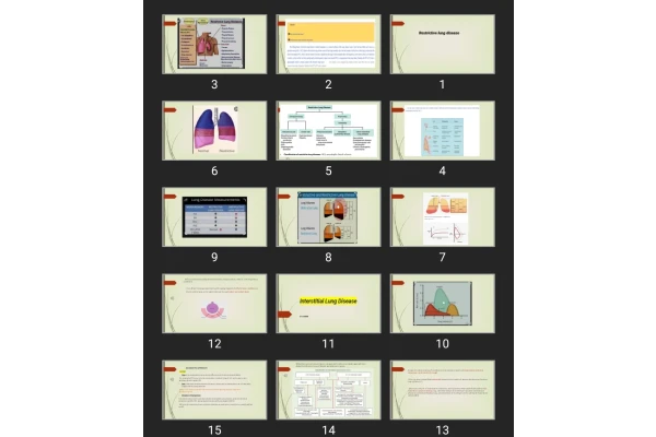پاورپوینت Restrictive lung disease