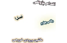 اقدام پژوهی راهکارهای بهبود یادگیری مفهوم ماشین ورودی و خروجی، ریاضی چهارم
