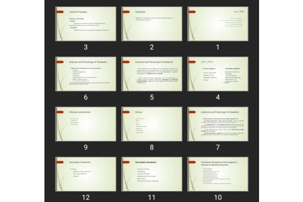 پاورپوینت Headache
