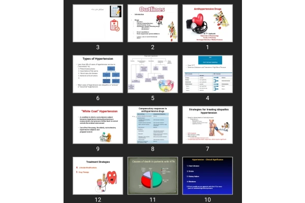 پاورپوینت Antihypertensive Drugs