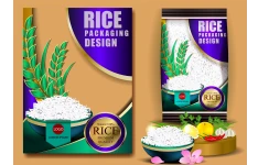 طرح بسته بندی گونی برنج