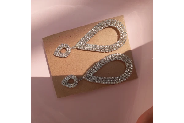 اموزش ساخت گوشواره مجلسی