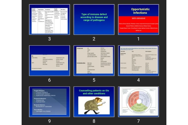 پاورپوینت Opportunistic Infections