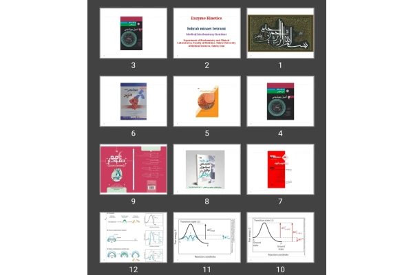 پاورپوینت کینتیک آنزیم ها Enzyme Kinetics