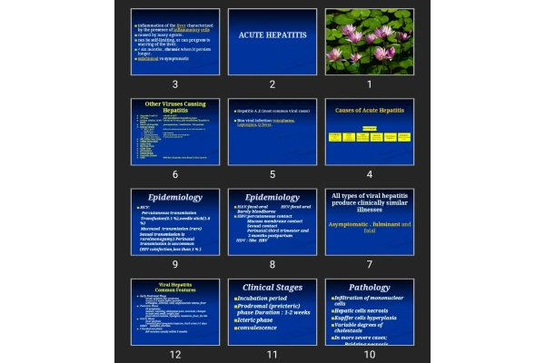پاورپوینت ACUTE HEPATITIS