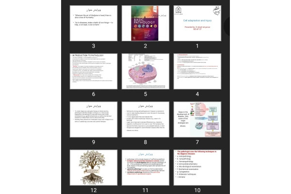 پاورپوینت Cell adaptation and Injury