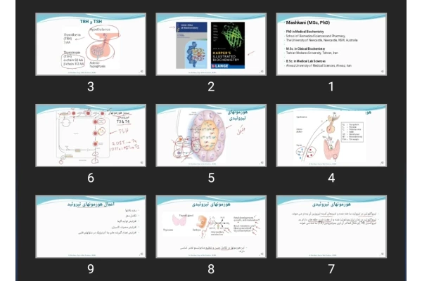 پاورپوینت Thyroid Hormones