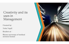 پاورپوینت با موضوع خلاقیت