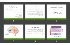 پاورپوینت زبان و اندیشه