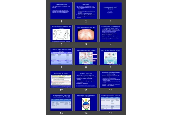 پاورپوینت Clinical Aspects of HIV Disease
