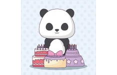 تصویر وکتور پاندا