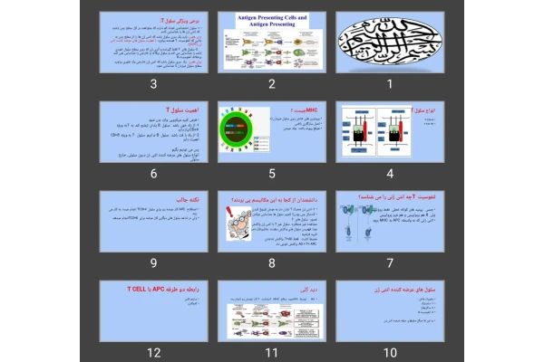 پاورپوینت عرضه آنتی ژن