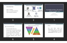 پاورپوینت Bio-Medical Ethics; The Basics مبانی اخلاق زیست پزشکی