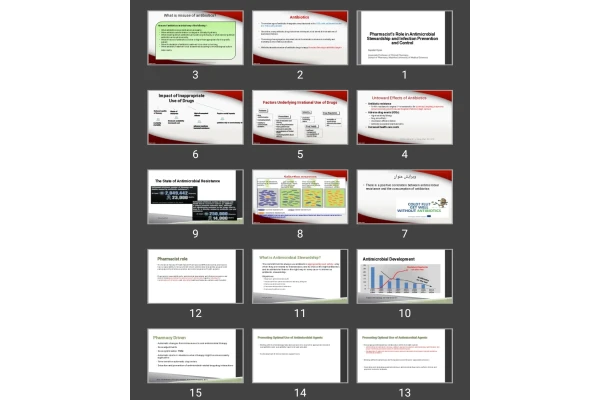 پاورپوینت Pharmacist’s Role in Antimicrobial Stewardship and Infection Prevention and Control