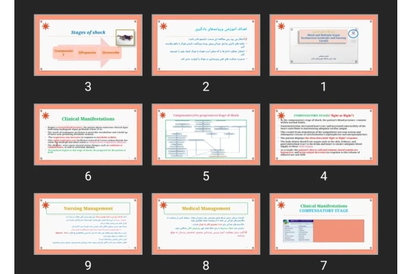 پاورپوینت Shock and Multiple Organ Dysfunction Syndrome and Nursing Care(2)