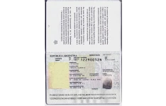 فایل پاسپورت آرژانتین لایه باز